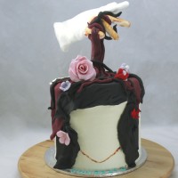 Graduation Cake - Hairdresser Cake